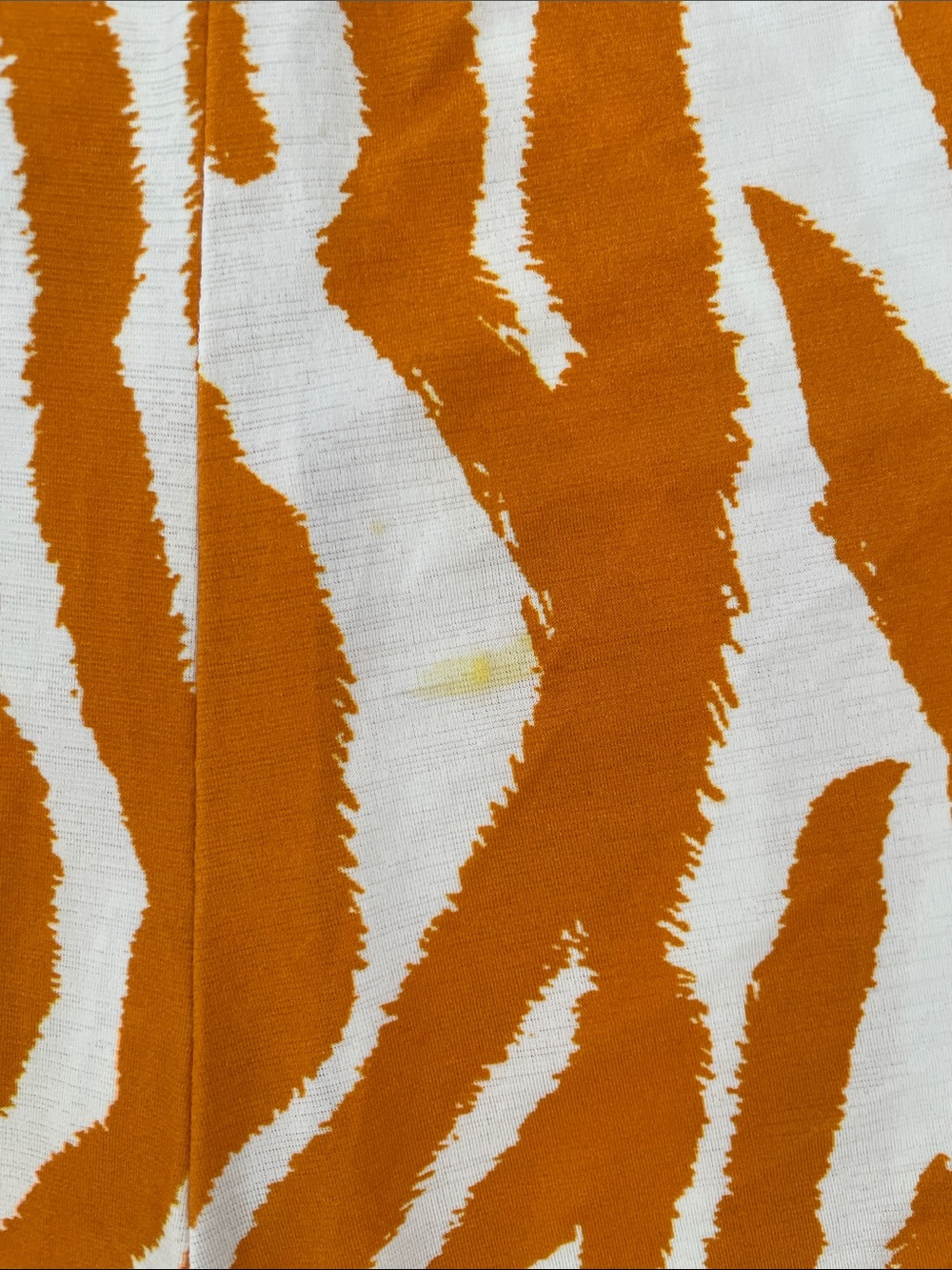 Goldtimeusa Orange & White Printed Jumpsuit - Picture 11 of 14